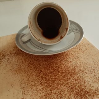 kahve peelingi