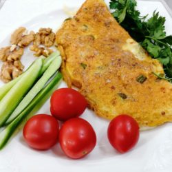 Biberli Kaşarlı Omlet