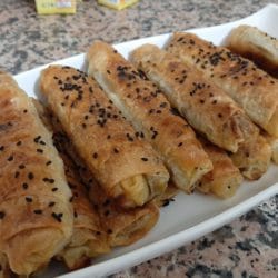 kıymalı pırasalı börek