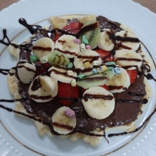 evde waffle tarifi