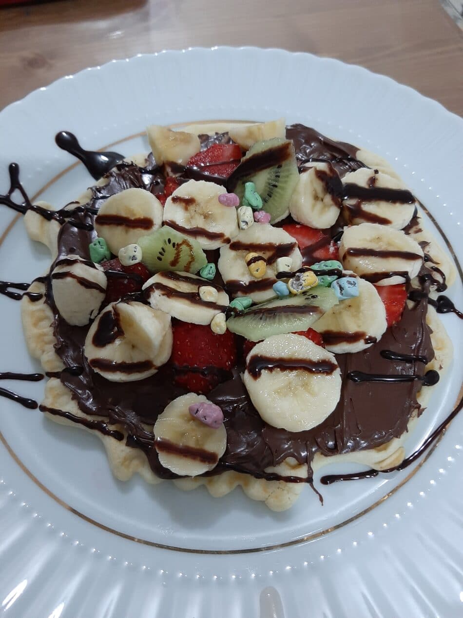 evde waffle tarifi