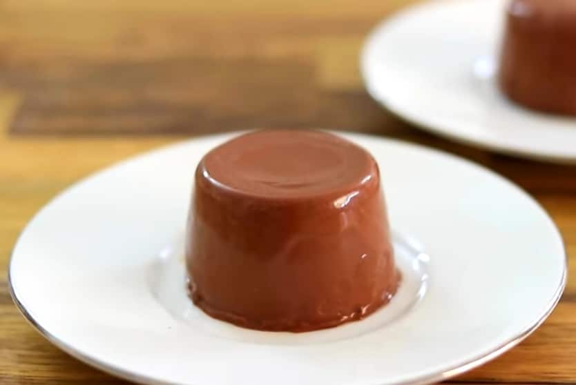 çikolatalı panna cotta